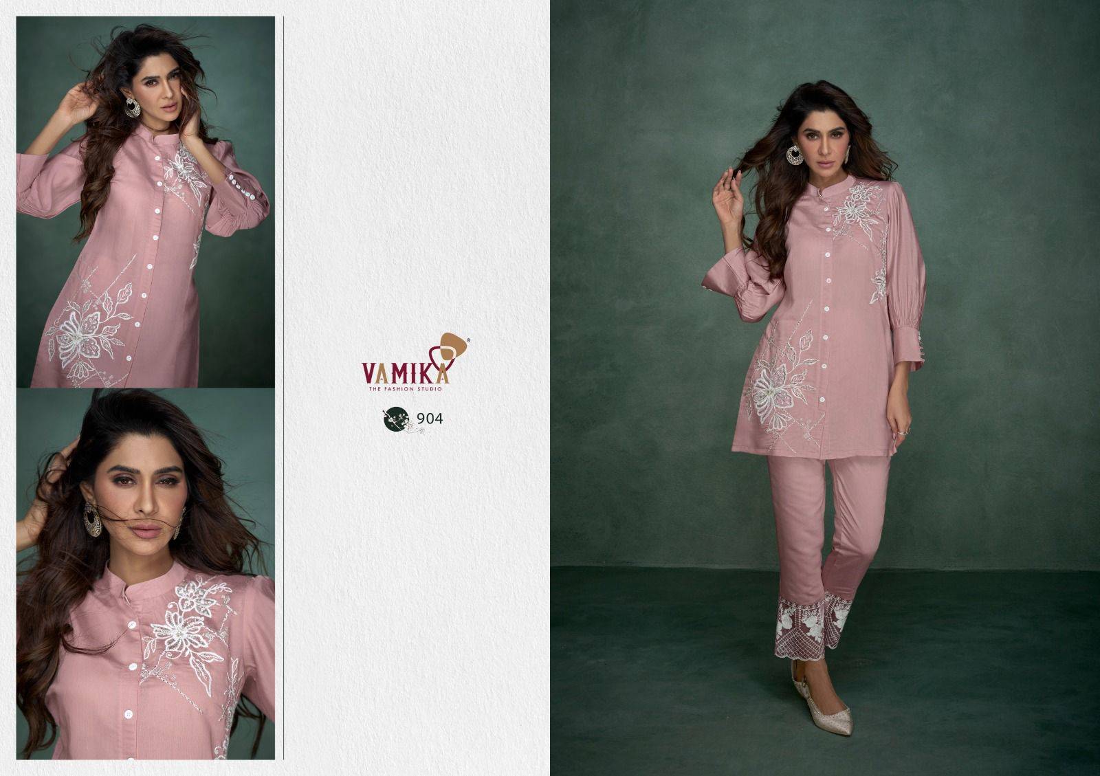 ALEENA by Vamika 901 to 906 Series Designer Stylish Fancy Colorful Beautiful Party Wear & Ethnic Wear Collection co ord sets At Wholesale Price